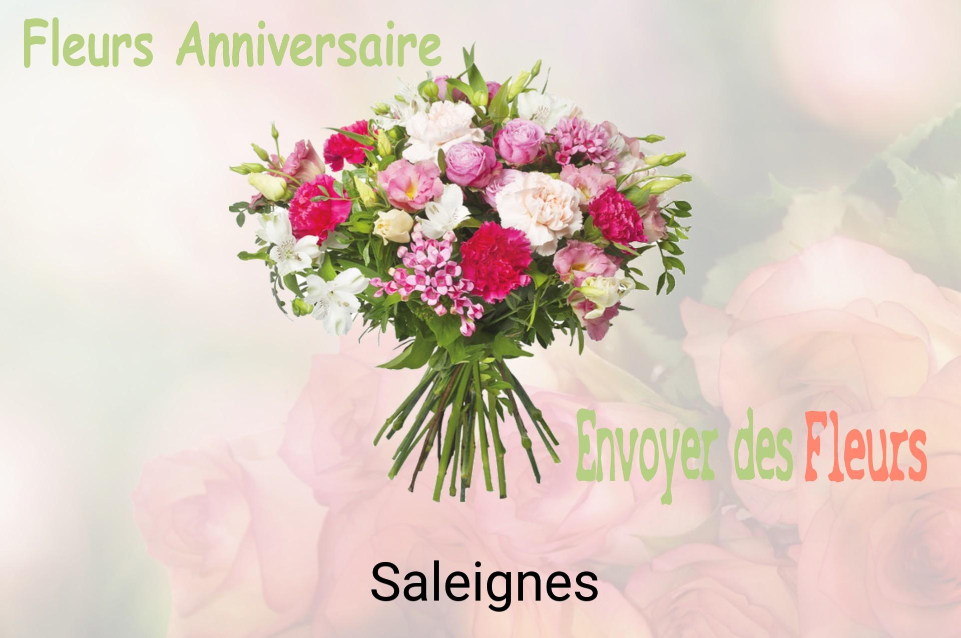 Bouquet de fleurs d’anniversaire livré à Saleignes